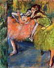Two Dancers in the Foyer by Edgar Degas